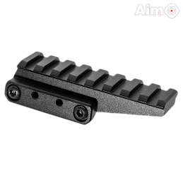 Aim-O - Réhausse de rail RIS Picatinny FAST, type Unity Tactical, noir