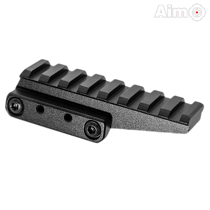 Aim-O - Réhausse de rail RIS Picatinny FAST, type Unity Tactical, noir