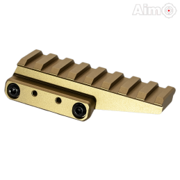 Aim-O - Réhausse de rail RIS Picatinny FAST, type Unity Tactical, Dark Earth