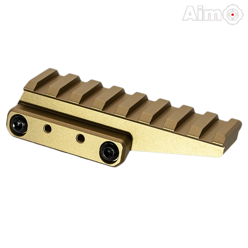 Aim-O - Réhausse de rail RIS Picatinny FAST, type Unity Tactical, Dark Earth