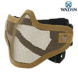 WADSN - Masque de protection grillagé V1, Dark Earth