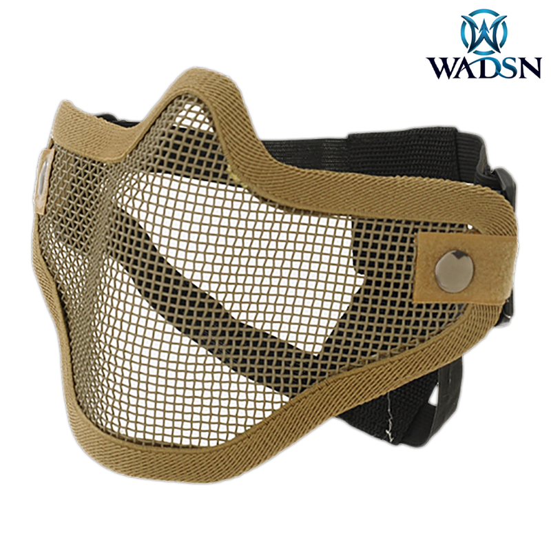 WADSN - Masque de protection grillagé V1, Dark Earth