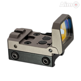 Aim-O - Viseur point rouge FlipDot reflex, Dark Earth