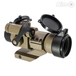 Aim-O - Viseur point rouge et vert Cantilever M2, Dark Earth