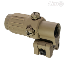 Aim-O - Magnifier style G33 avec zoom x3, Dark Earth