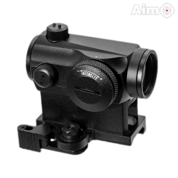 Aim-O - Viseur point rouge et vert T1 QD (Quick Detach), noir