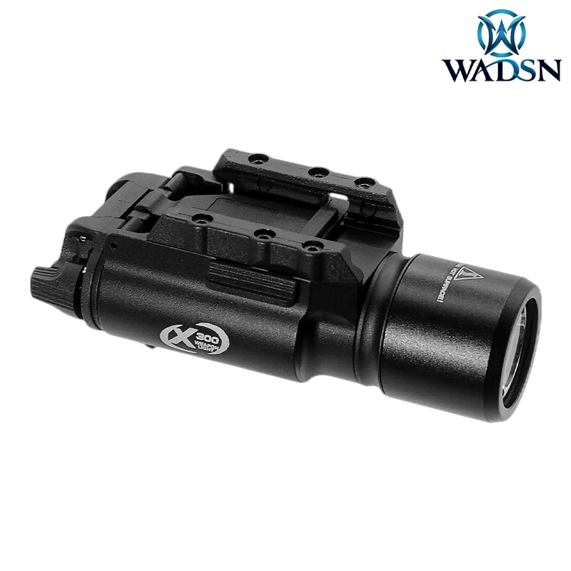 WADSN - Lampe tactique X300, 220 Lumens, noir