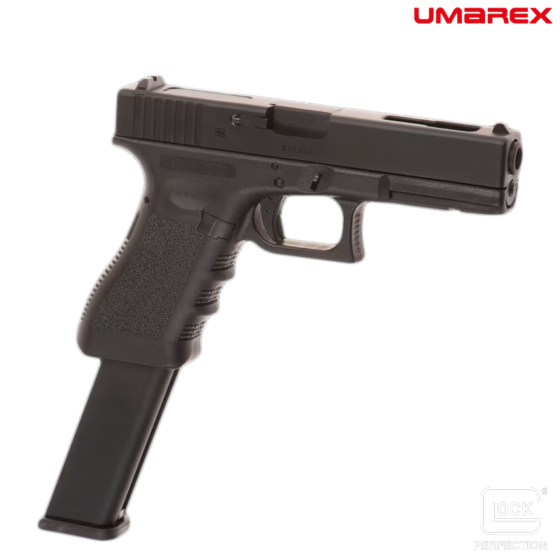 Umarex - Réplique de poing GLOCK™ 18C, Green Gas, blowback, Gen3