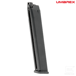 Umarex - Chargeur EXTENDED, 50 Billes pour GLOCK ™18C Green Gas, GBB