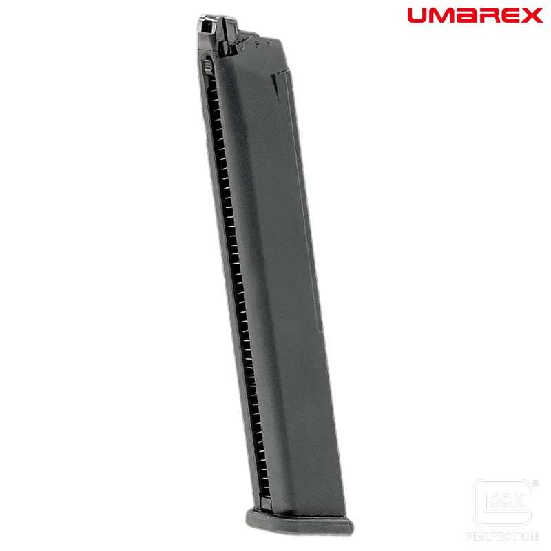 Umarex - Chargeur EXTENDED, 50 Billes pour GLOCK ™18C Green Gas, GBB