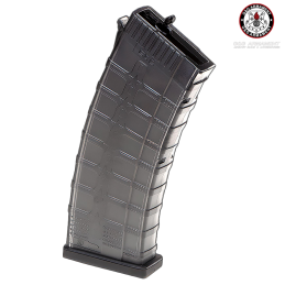 G&G Armament - Chargeur mid-cap 115 billes pour RK74T, E, CQB, Dark Tinted