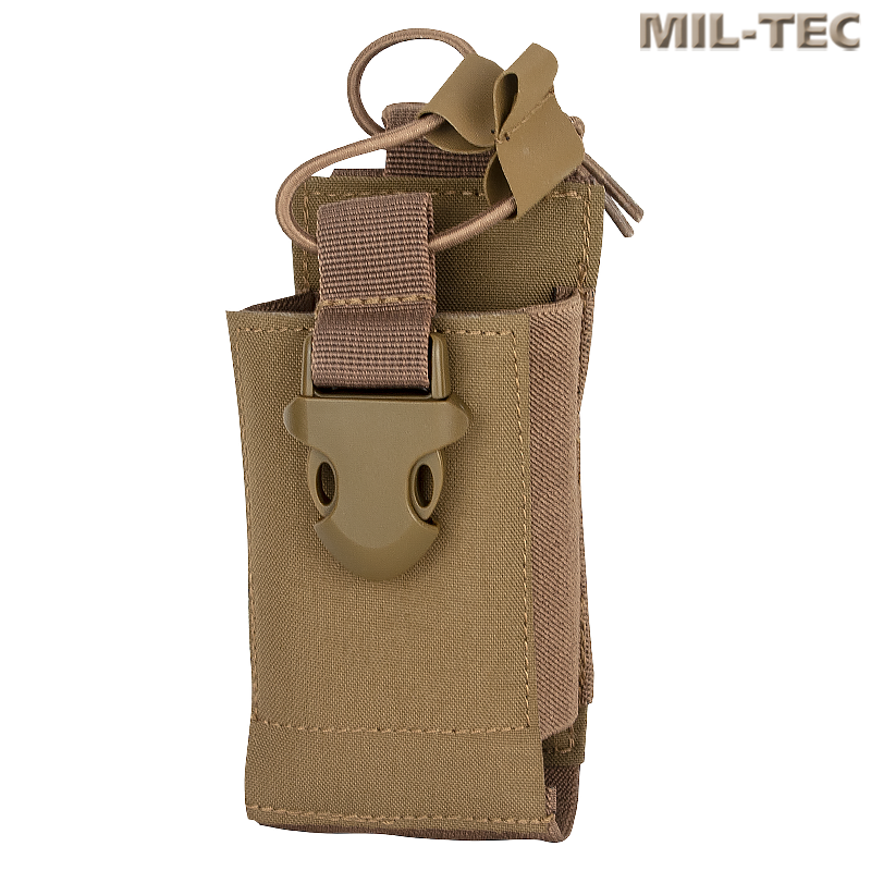 MIL-TEC - Poche Radio MOLLE, Dark Coyote