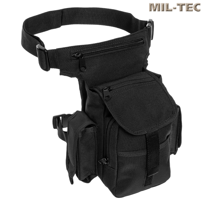 Mil-Tec - Poche de cuisse "multi pack", noir
