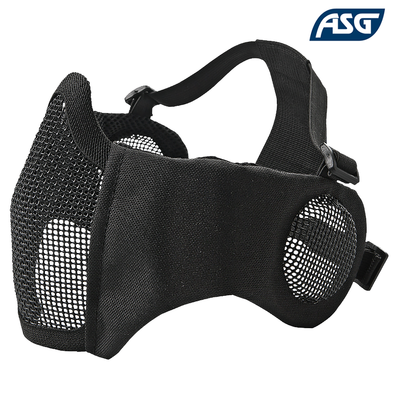 STRIKE SYSTEMS™ by ASG - Masque de protection grillagé Stalker, noir - 19216