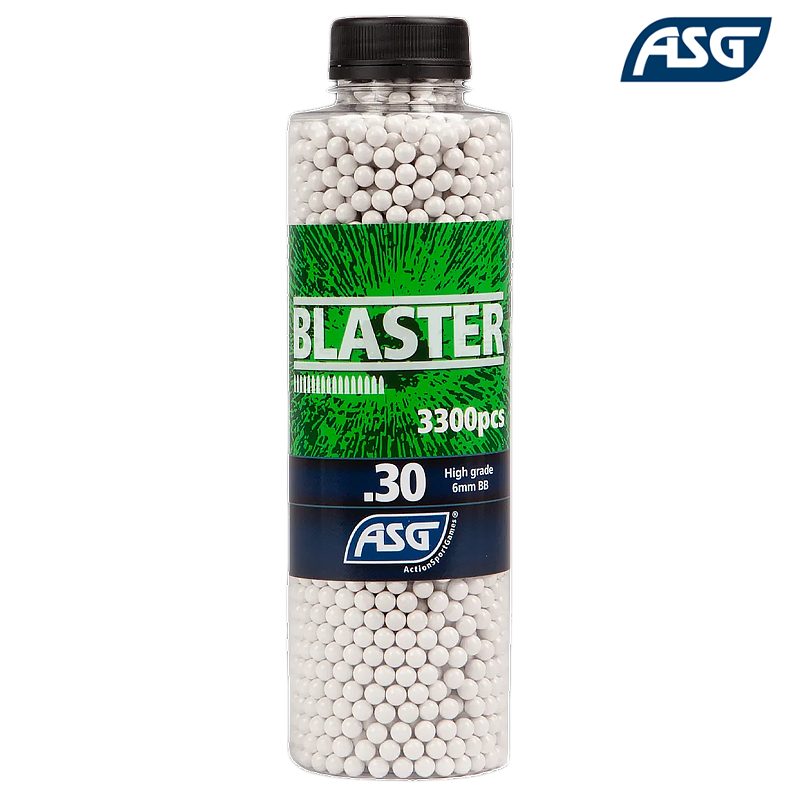 ASG - Bouteille de 3300 billes 0,30gr Blaster™ Airsoft - 19405 ASG - Bouteille de 3300 billes 0,30gr Blaster™ Airsoft - 19405