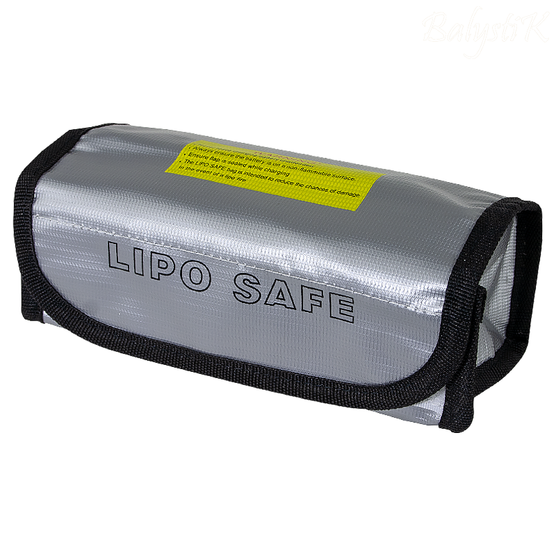 Balystik - Sac de protection ignifugé pour batterie Li-Po Balystik - Sac de protection ignifugé pour batterie Li-Po