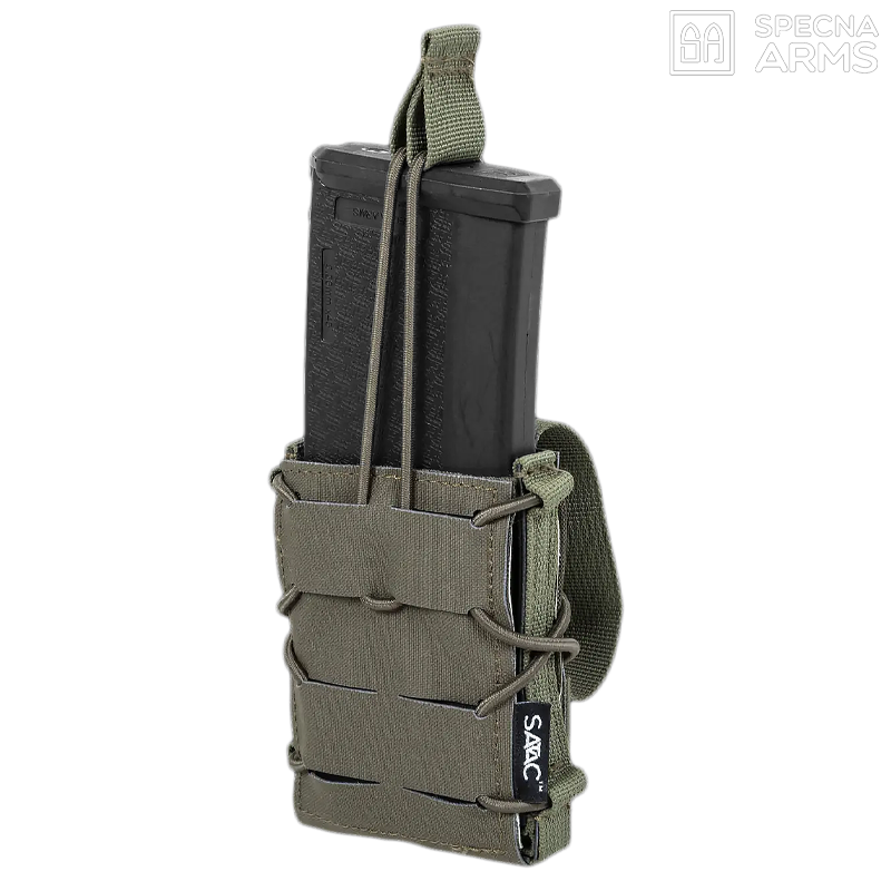 Specna Arms - Poche Open SATAC™ pour chargeur M4, AK, G36, MOLLE, Olive Drab - SPE-19-041832 Specna Arms - Poche Open SATAC™ pour chargeur M4, AK, G36, MOLLE, Olive Drab - SPE-19-041832