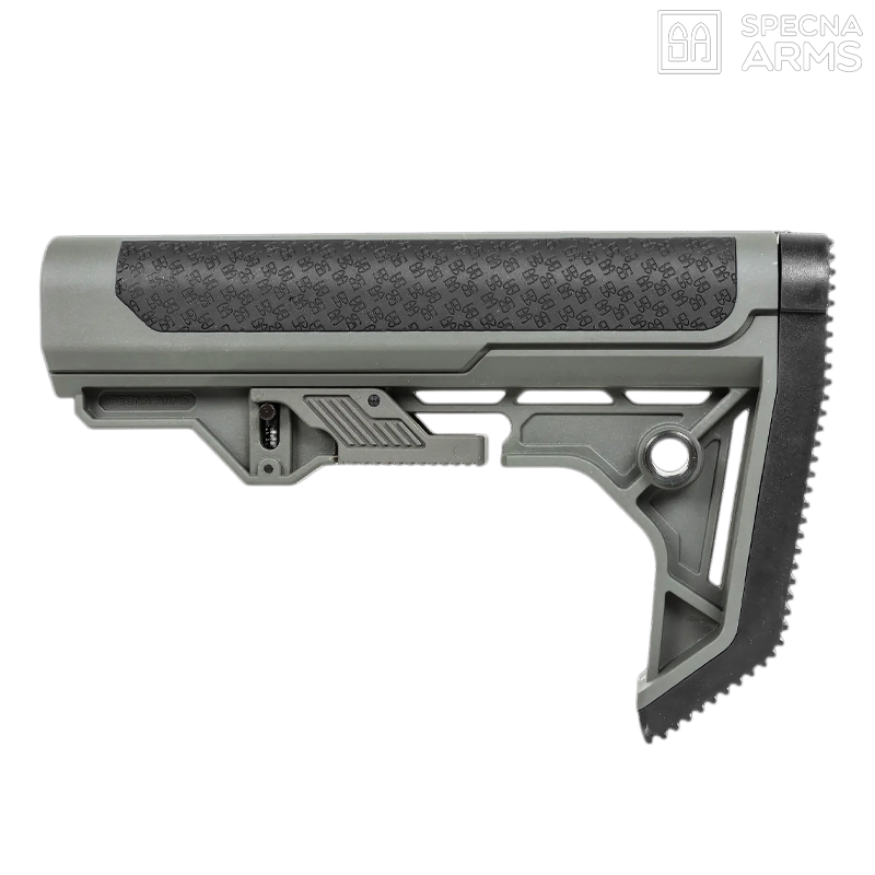 Specna Arms - Crosse tactique SAAS™ Light OPS pour M4, M16 AEG, Olive Drab - SPE-09-046713 Specna Arms - Crosse tactique SAAS™ Light OPS pour M4, M16 AEG, Olive Drab - SPE-09-046713