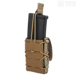 Specna Arms - Poche Open SATAC™ pour chargeur M4, AK, G36, MOLLE, Tan - SPE-19-041833