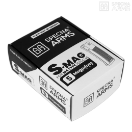 Specna Arms - Pack de 5 chargeur Mid-Cap S-MAG™ 120 Billes pour M4, tan - SPE-05-025720