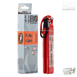 BO Energy - LiPo 7,4v 2000mAh 25 C, 2 sticks, tamiya - A63013