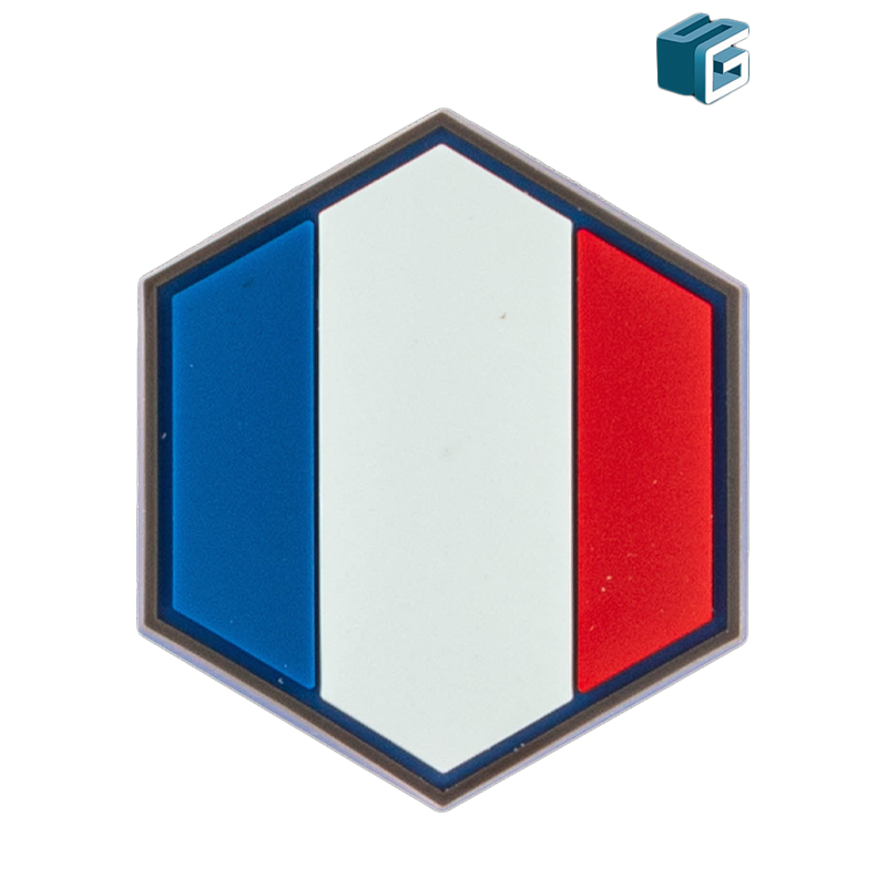 Sentinel Gears - Patch 3D en PVC drapeau France Sentinel Gears - Patch 3D en PVC drapeau France