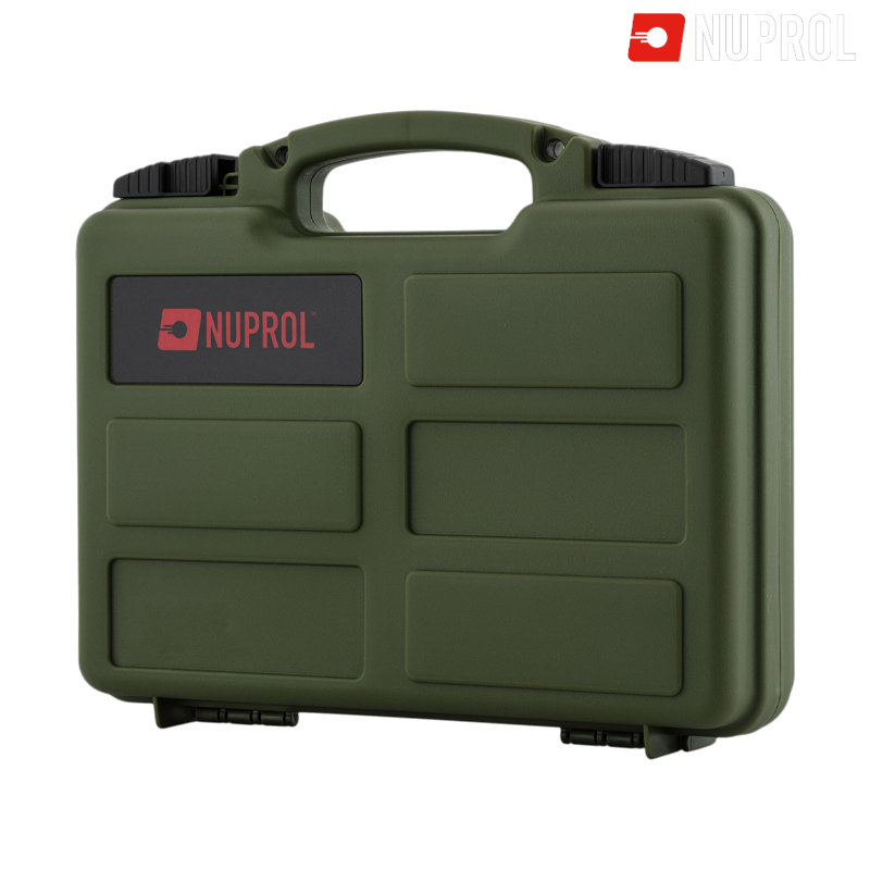 Nuprol - Mallette avec mousses prédécoupées 310 x 250 x 80mm, Olive Drab