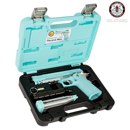 G&G Armament - Réplique Hi-capa M1911 CP, Macaron Blue, Blowback, Green Gas