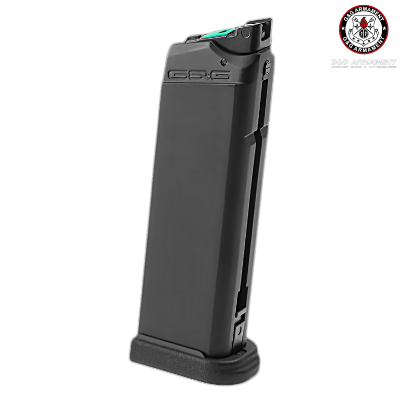 G&G Armament - Chargeur pour GTP9, SMC9, 22 billes, version Green Gas