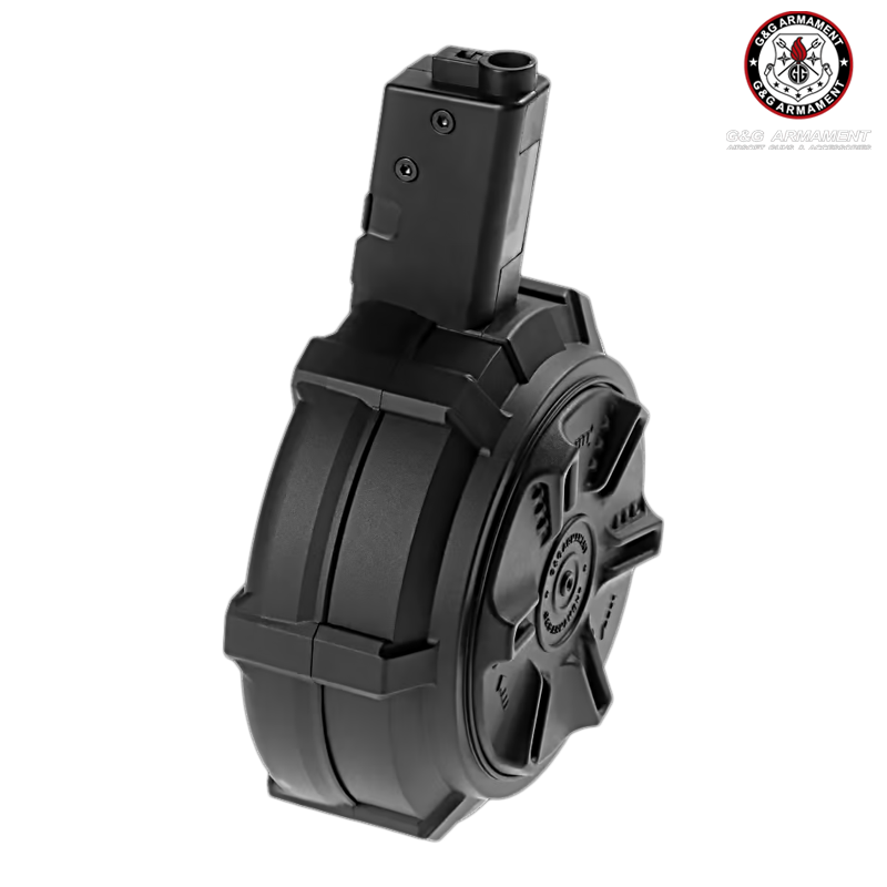G&G Armament - Chargeur drum 1500 billes pour ARP 9