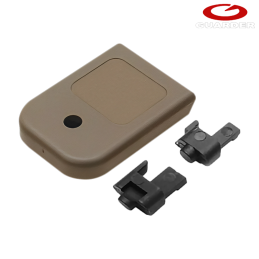 Guarder - Magazine base plate pour chargeur G17, 18C, 22, 34, tan - GLK-105(TAN)