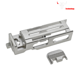 Cowcow - Blowback housing pour G17 Tokyo Marui, chromé - CCT-TMG-044