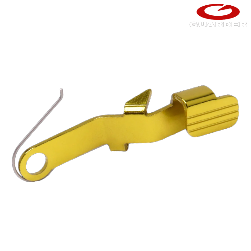 Guarder - Slide stop standard pour G19 Gen3 et G17 Gen4 GBB, or - GLK-155(A)GD Guarder - Slide stop standard pour G19 Gen3 et G17 Gen4 GBB, or - GLK-155(A)GD