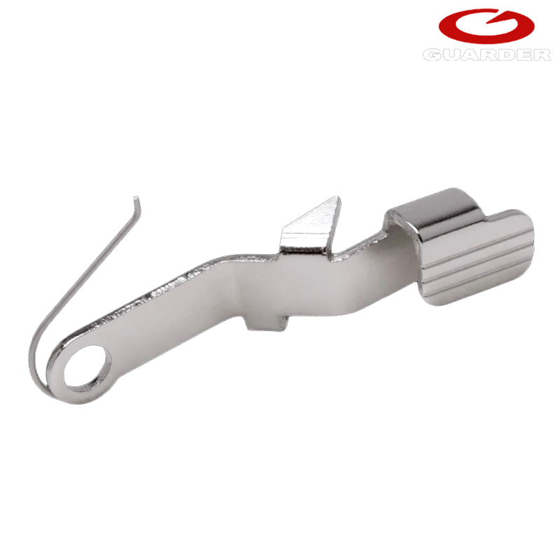 Guarder - Slide stop standard pour G19 Gen3 et G17 Gen4, chromé - GLK-155(A)SV Guarder - Slide stop standard pour G19 Gen3 et G17 Gen4, chromé - GLK-155(A)SV