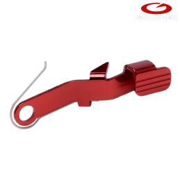 Guarder - Slide stop standard pourG19 Gen3 et G17 Gen4 GBB, rouge - GLK-155(A)RED
