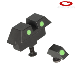 Guarder - Mires fluorescentes pour G17, G26, G22, G34 Gen3 GBB - GLK-41(GREEN)