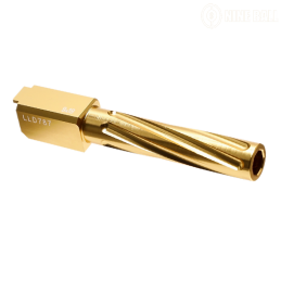NINE BALL by LAYLAX - Outer Barrel "NON-RECOIL", FLUTED, Gold, G19 Gen.3/4 TM