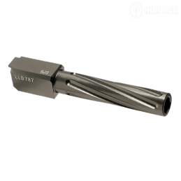 NINE BALL by LAYLAX - Outer Barrel "NON-RECOIL", FLUTED, Gun Métal, G19 Gen.3/4 TM