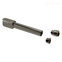 NINE BALL by LAYLAX - Outer Barrel "NON-RECOIL", 2 WAY, Gun Métal, G19 Gen.3