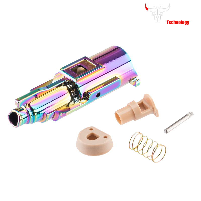 Cowcow - Set nozzle complet aluminium pour AAP-01, Rainbow - CCT-AAP01-051