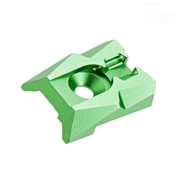 DR.BLACK - Mire Arrière avec Fibres Fluorescentes pour HI-CAPA 4.3, Vert
