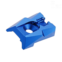 DR.BLACK - Mire Arrière avec Fibres Fluorescentes pour HI-CAPA 4.3, Bleu