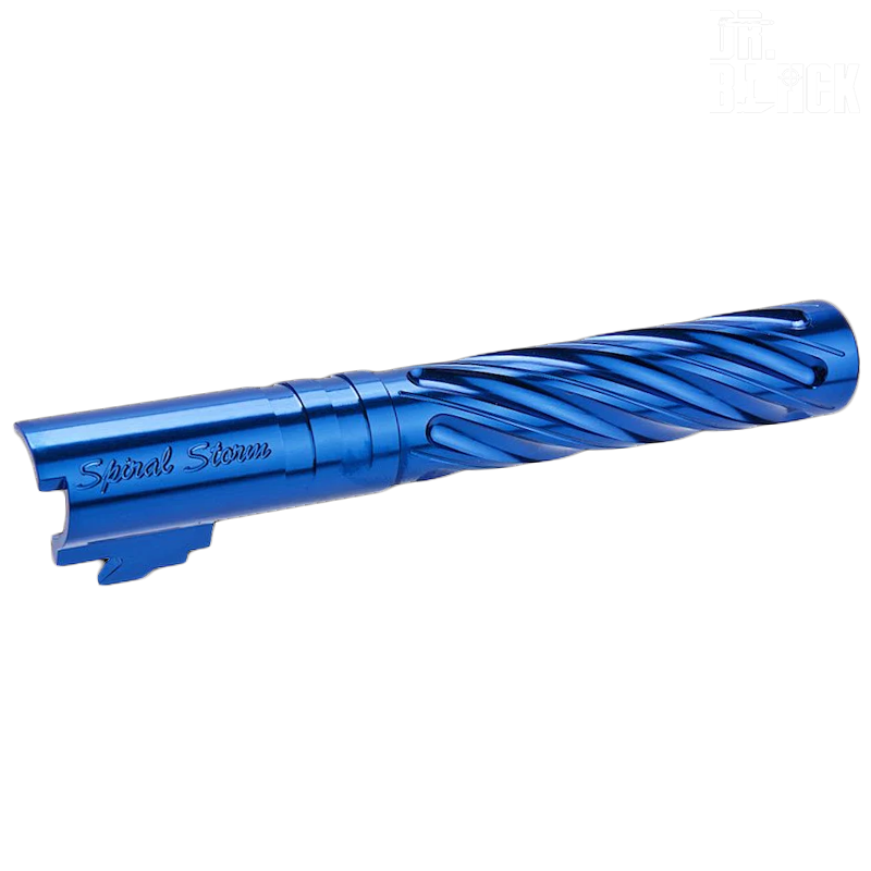 DR.BLACK - Outer Barrel "SPIRAL STORM" pour HI-CAPA 5.1, Bleu