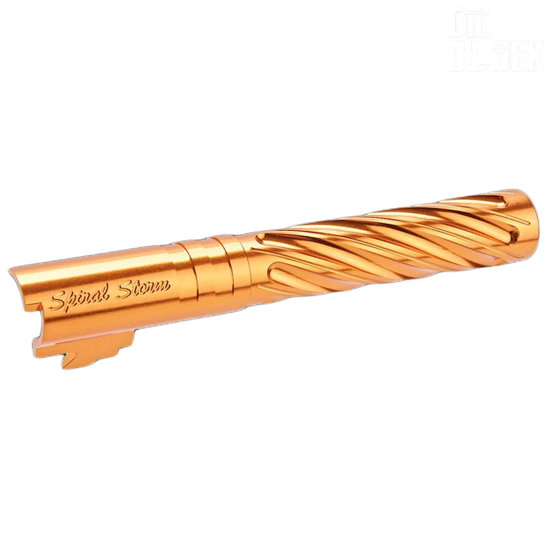DR.BLACK - Outer Barrel "SPIRAL STORM" pour HI-CAPA 5.1, Orange
