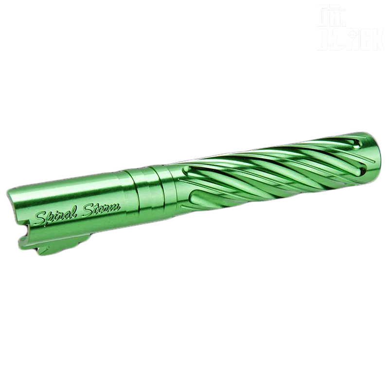 DR.BLACK - Outer Barrel "SPIRAL STORM" pour HI-CAPA 5.1, Vert