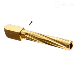 Nine Ball by Laylax - Outer barrel "non-recoil", Fluted pour GBB  G17 Gen4 Tokyo Marui, or