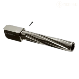 Nine Ball by Laylax - Outer barrel "non-recoil", Fluted pour GBB  G17 Gen4 Tokyo Marui, Gun Métal