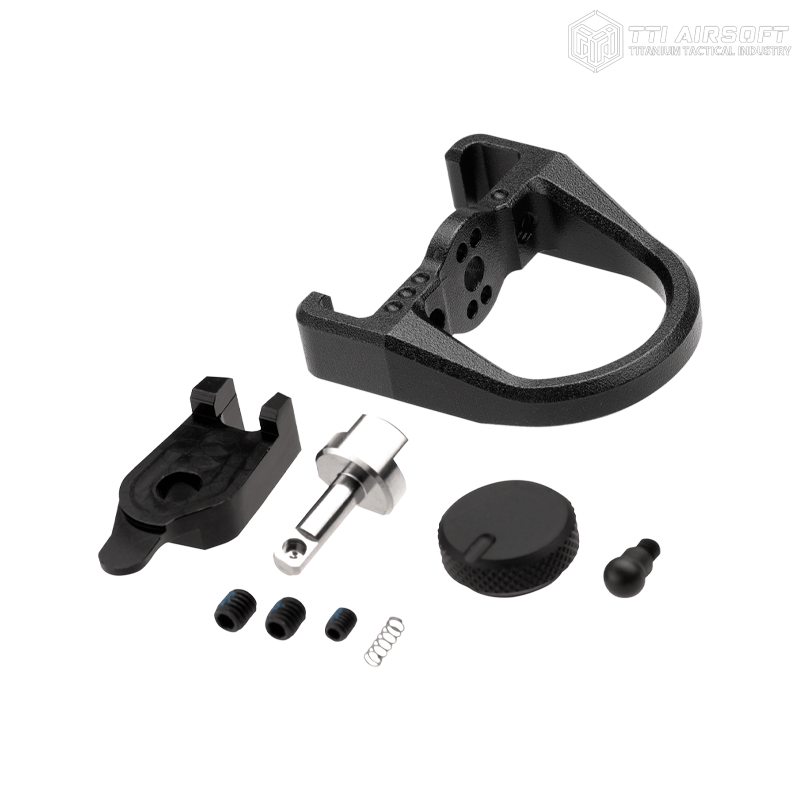 TTI Airsoft - Levier d'armement ring avec sélecteur pour AAP-01, noir