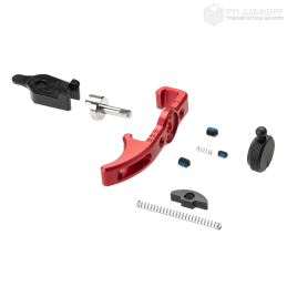 TTI Airsoft - Levier d'armement EXTENDED ring avec sélecteur pour AAP-01, rouge