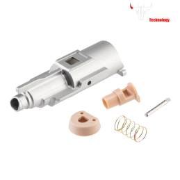 Cowcow - Set nozzle complet aluminium pour AAP-01, chromé - CCT-AAP01-047